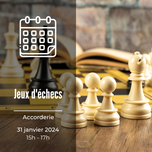 Venez apprendre ou jouez avec Yves aux échecs à l'Accorderie du Bassin Annécien !
