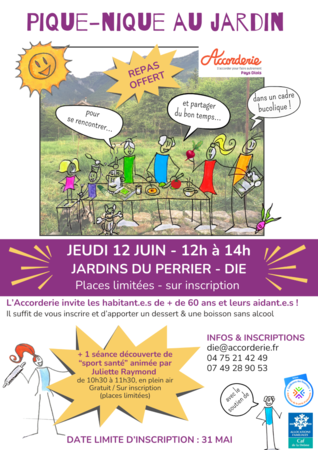 Pique-nique au jardin !