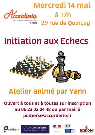 Atelier initiation aux échecs
