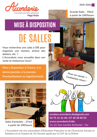 Mise à disposition de salles