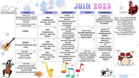 agenda juin