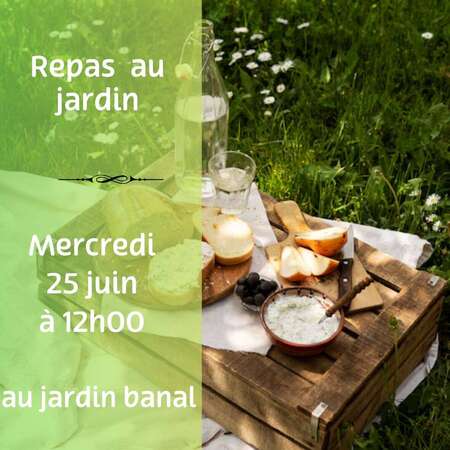Repas au jardin
