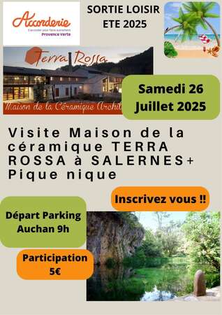 SORTIE SALERNES, Visite de Terra Rossa, SAMEDI 26/07
