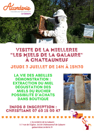 Visite d'une miellerie