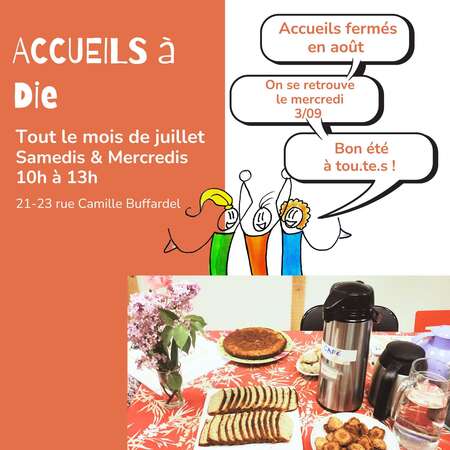 Les acceuils de l'Accorderie du Pays Diois - ETE 2025