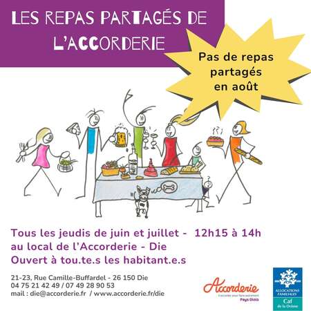 Repas partagés des jeudis
