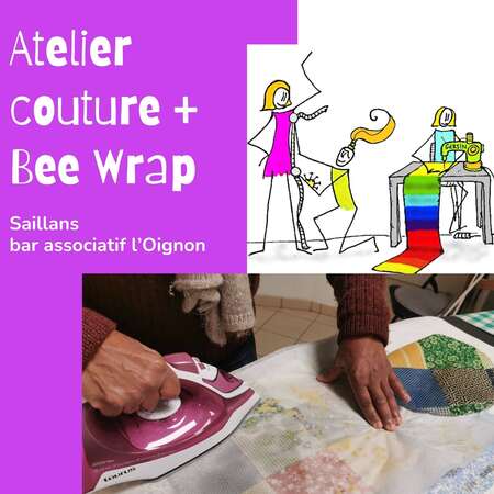 Atelier couture et Bee Wrap -Saillans