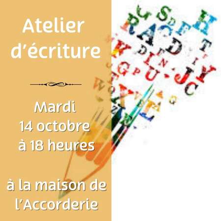 Atelier d'écriture