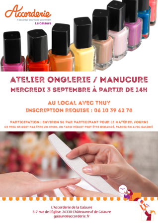 Un atelier pour prendre soin de vos ongles