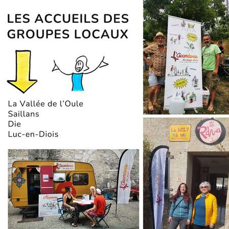 Les accueils de groupes locaux