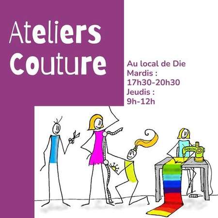 Les ateliers de couture des mardis et jeudis