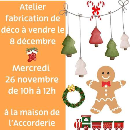 Atelier fabrication de déco