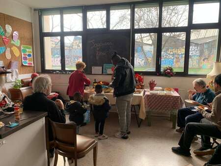 Repas festif à l'Accorderie