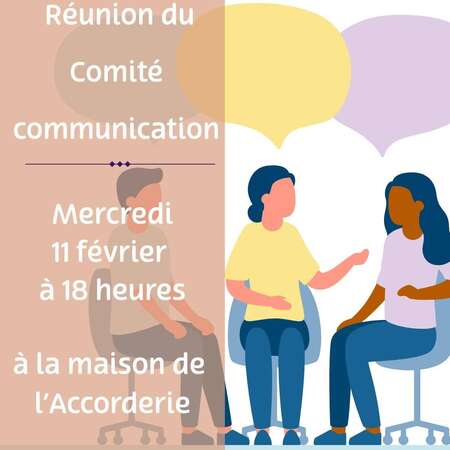 Réunion du comité Communication