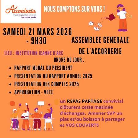 ASSEMBLEE GENERALE ACCORDERIE 21/03/2026 9h30