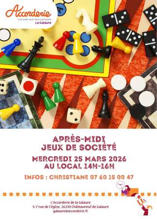 Après-midi jeux de société