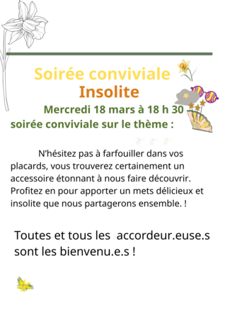 Soirée conviviale