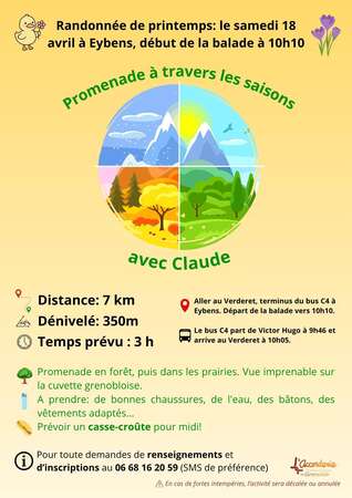 Promenade à travers les saisons