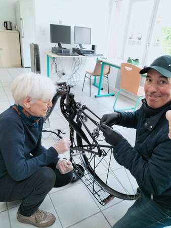 Atelier réparation de vélos