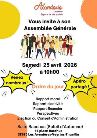 Invitation à l'AG 2026, ce 25.04