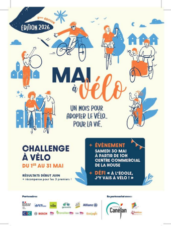 Mai à vélo