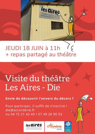 Visite du théâtre Les Aires