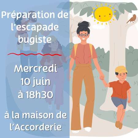 Réunion d'organisation escapade bugiste