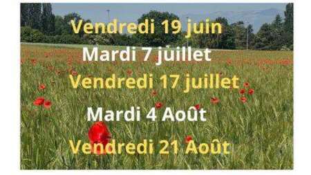 NOUVELLES PERMANENCES cet ETE 16h30-19h