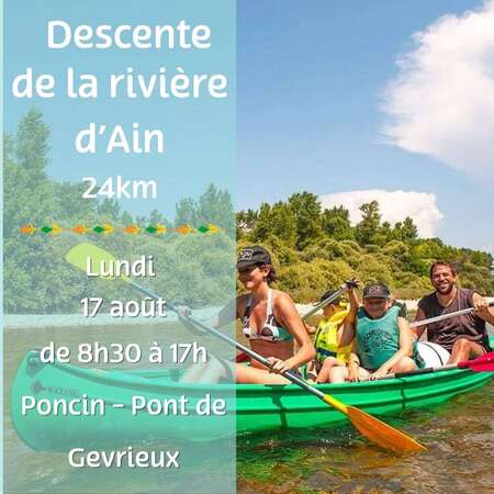 Descente de la riviere de l'Ain