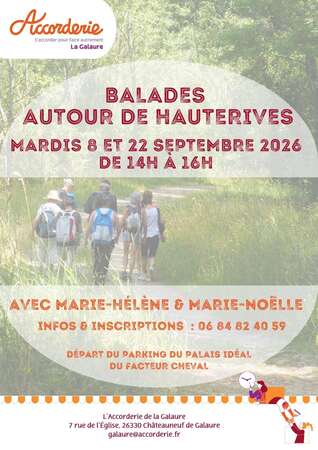 Balades à Hauterives 8 & 22 septembre