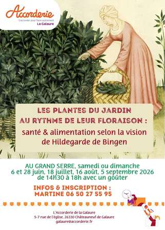 Atelier plantes médicinales samedi 5 septembre