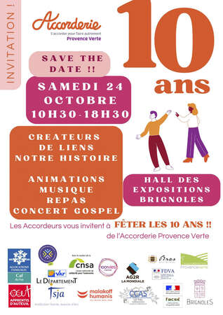 L'ACCORDERIE PROVENCE VERTE FETE SES 10 ANS ! Samedi 24/10/2026