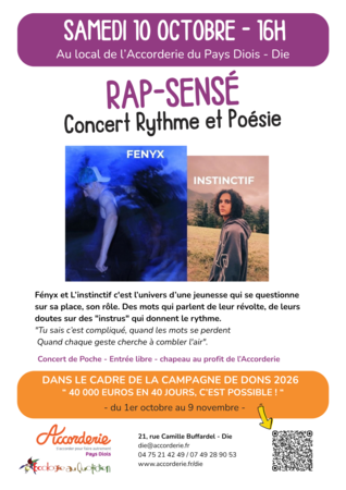 Rap-Sensé - concert Rythme et Poésie