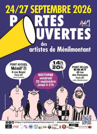 Portes Ouvertes - Artistes de Ménilmontant